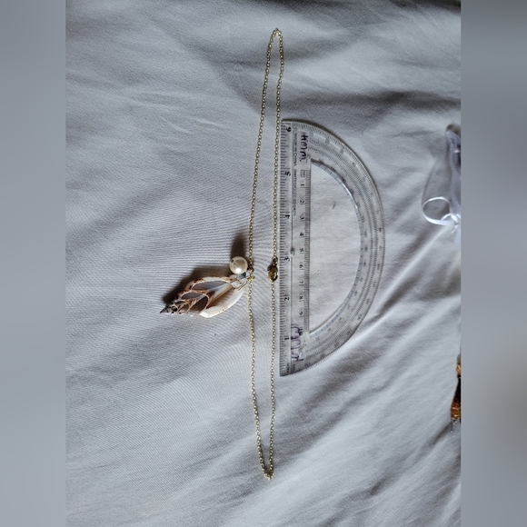 Shell pearl necklace - Picture 3 of 3